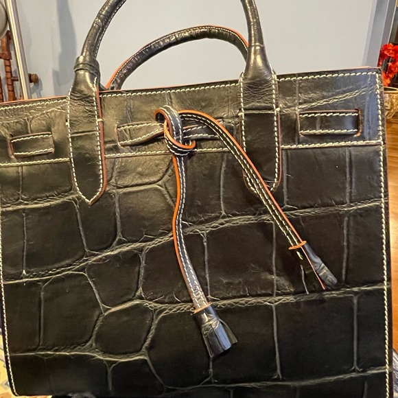 SPECIAL! $69 Beautiful Dooner & Bourke Black Purse. Made in Italy. Never used - Picture 3 of 12